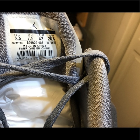RARE 2013 Nike Jordan Flight Club Mens Basketball Shoes Grey Sneakers 599929-005 - Picture 16 of 16